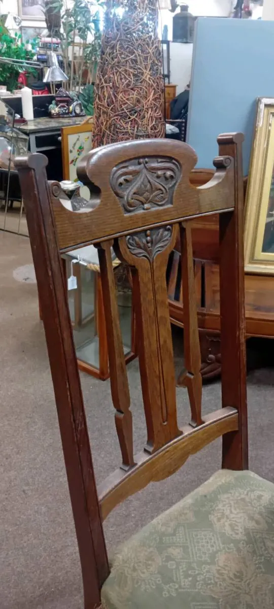 Set Of Four Victorian Mahogany Dining Chairs - Image 1