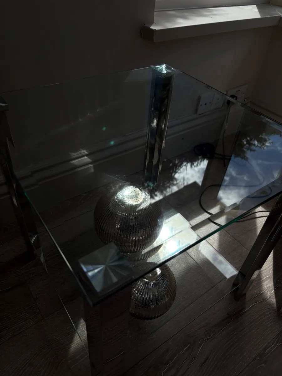 Glass lamp table - Image 2