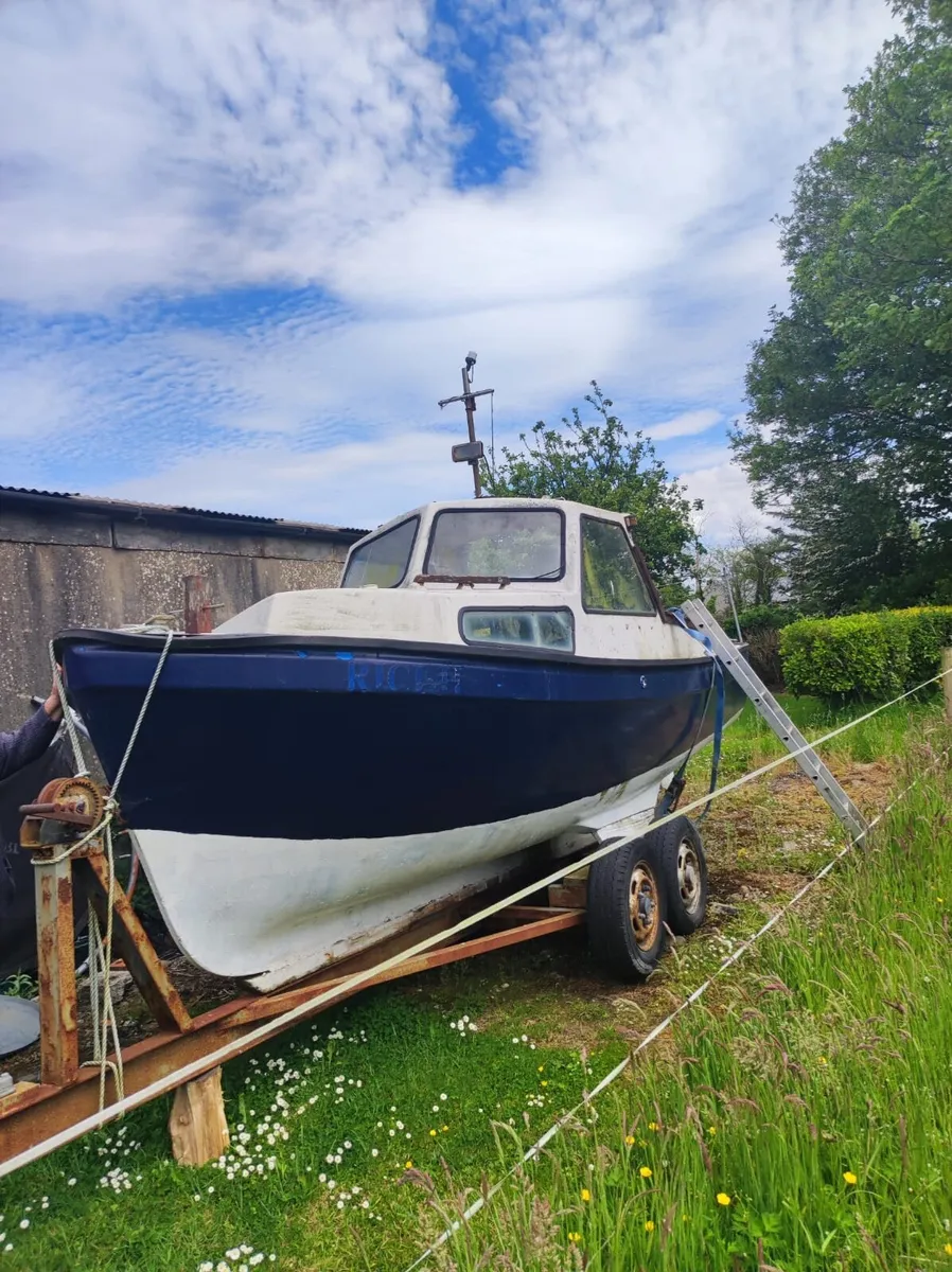 20ft double hull fibreglass sea boat - Image 3
