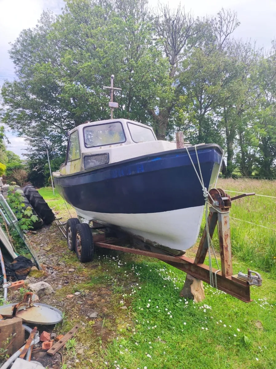 20ft double hull fibreglass sea boat - Image 4