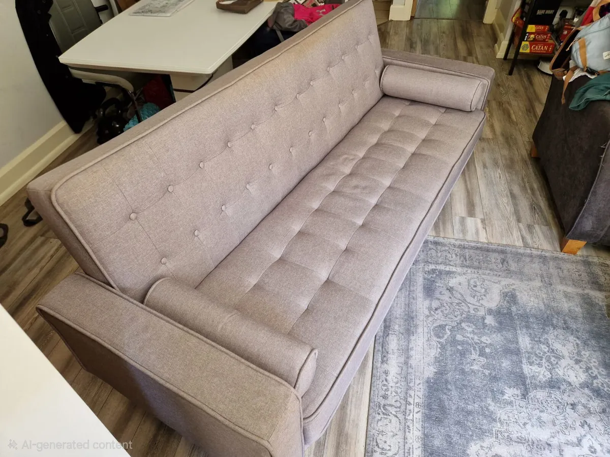 3 seater sofa bed - Image 1