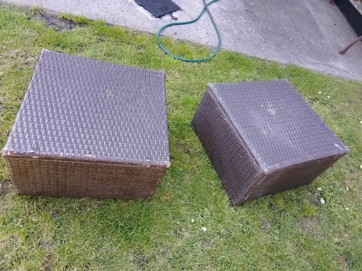 Two  garden tables - Image 2