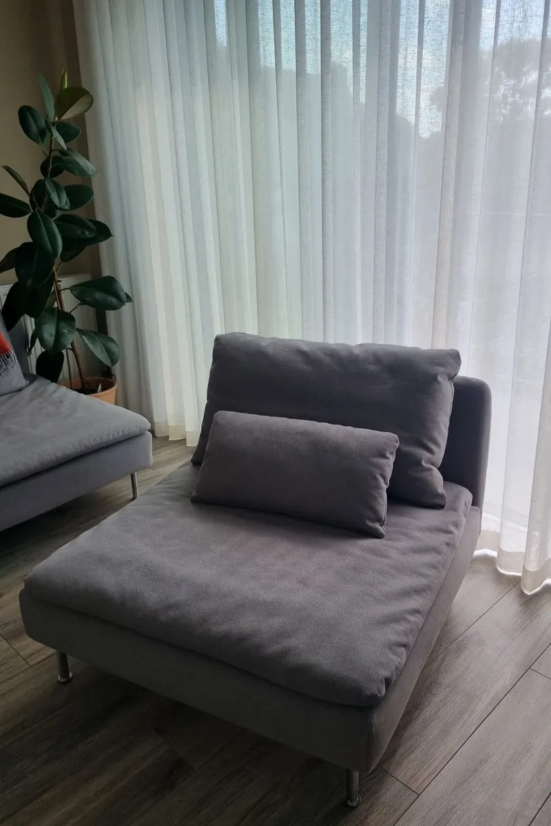 IKEA SÖDERHAMN Lounge Chair – Grey - Image 1