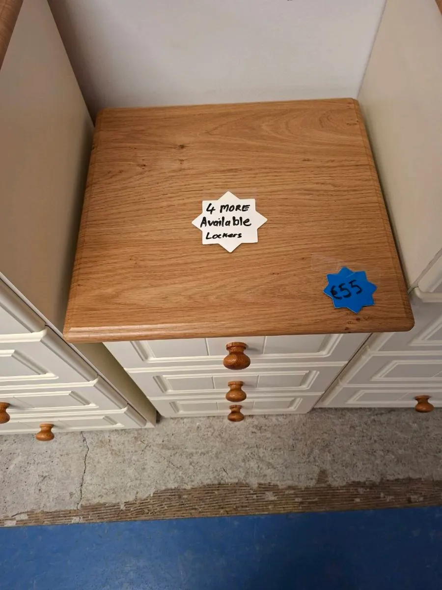BEDSIDE LOCKERS  X 5 - Image 2