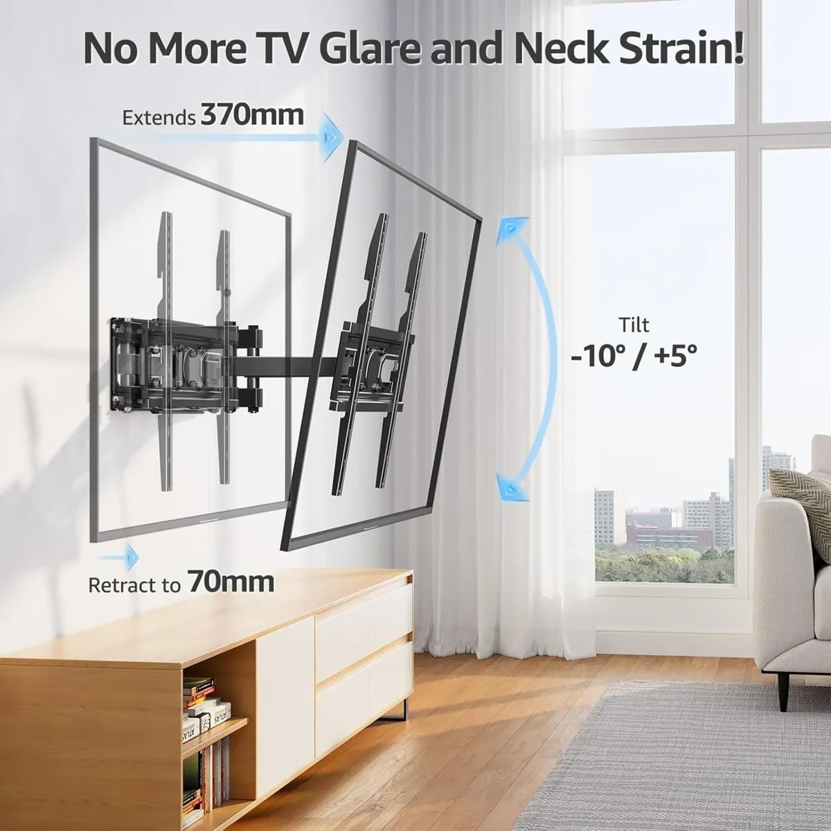 TV Wall Mount Bracket for 26-70 Inch, up to 45kg - Image 3