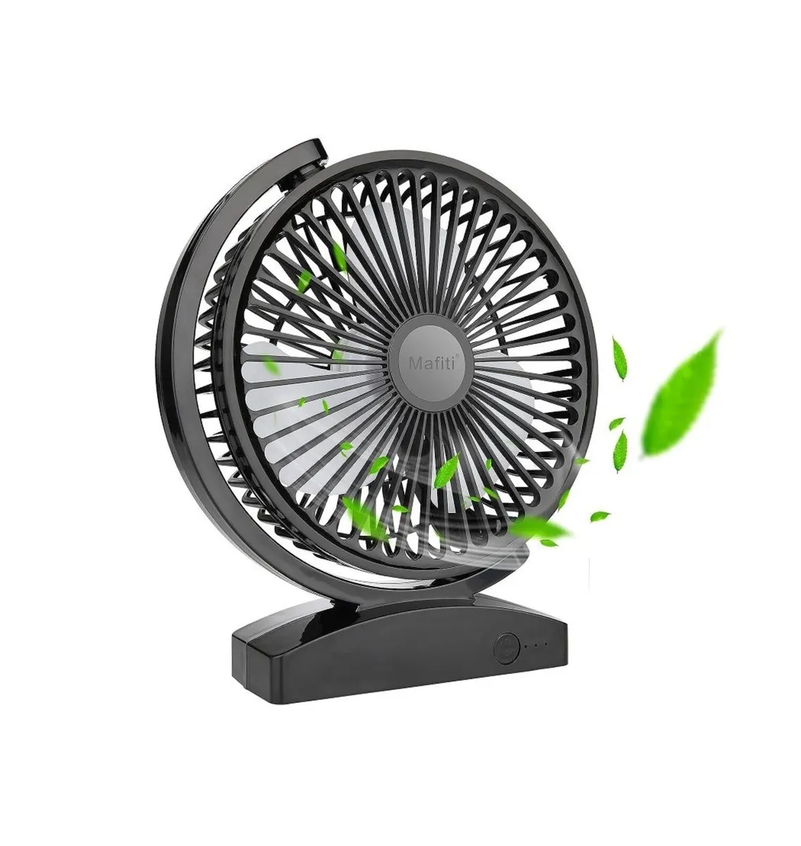 Desk Fan with 3 Speeds (Rechargeable/USB) - Image 2