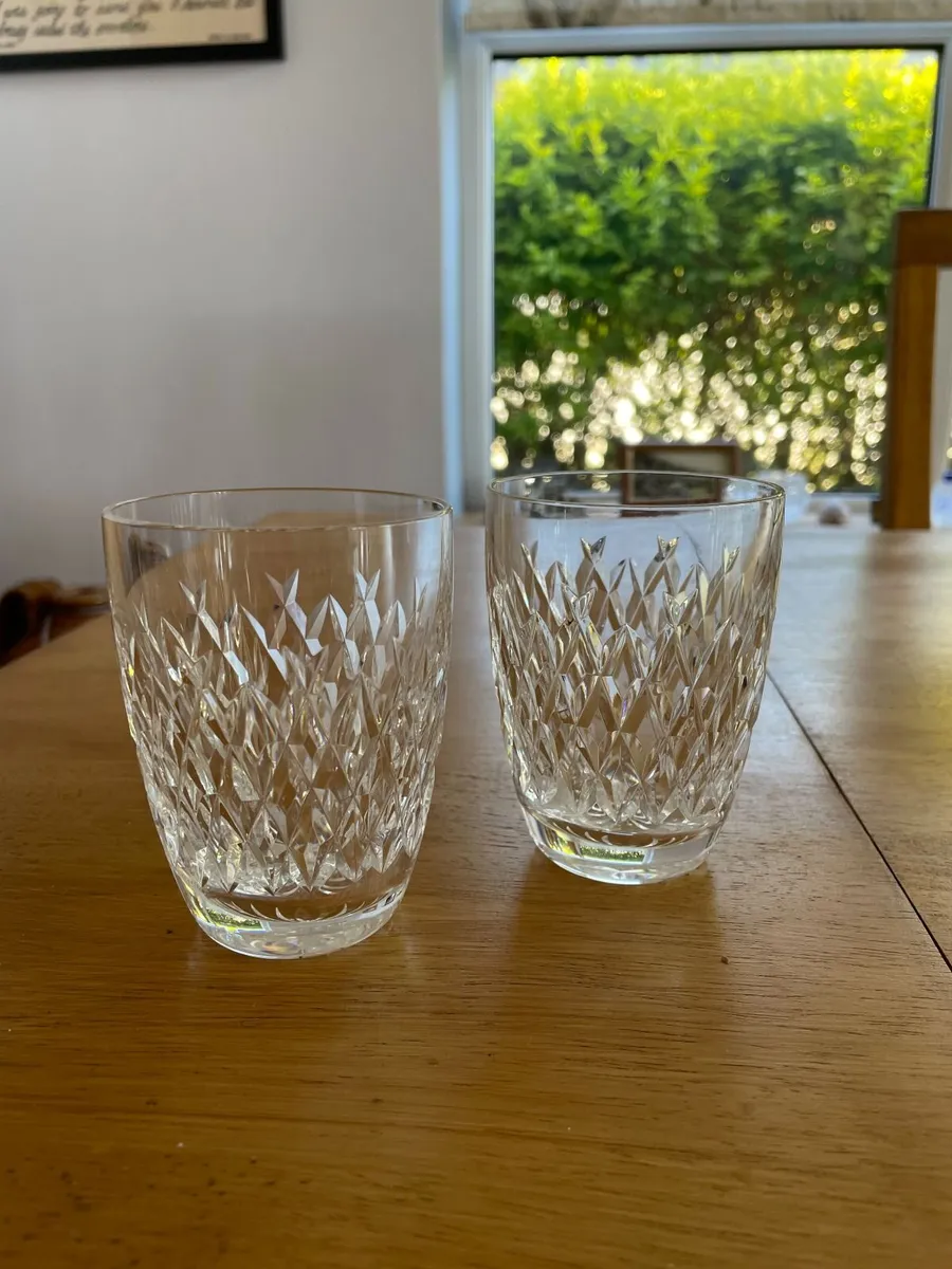 Waterford Crystal Boyne pattern glasses - Image 1