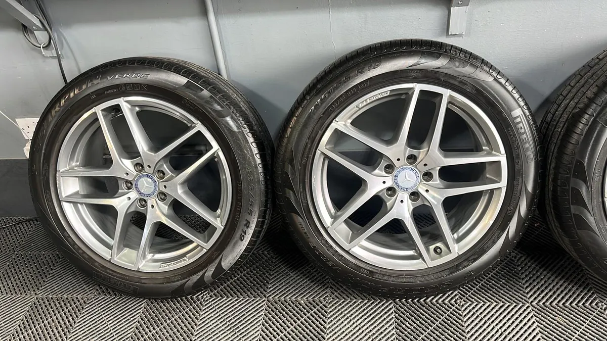 Mercedes AMG Alloys -Pirelli 235/55 R19 - Image 1