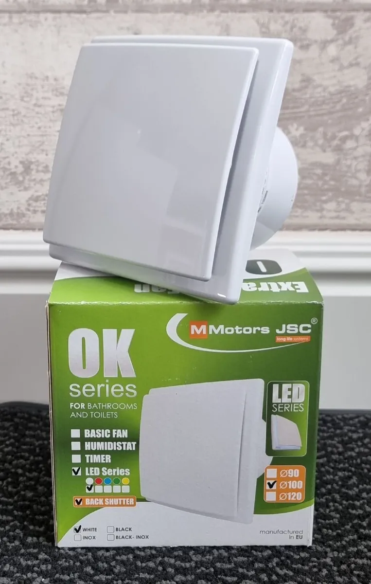 LED Bathroom Fan Extractor - Image 1