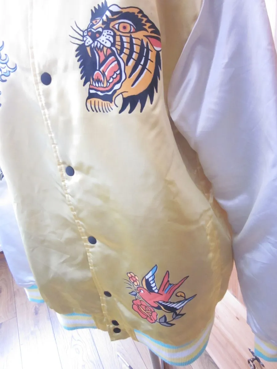 Reason Brand Fearless Mens Colourful Bomber Jacket - Image 2