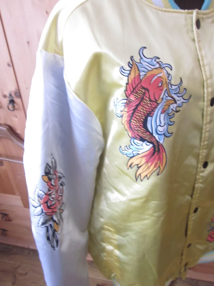 Reason Brand Fearless Mens Colourful Bomber Jacket - Image 3