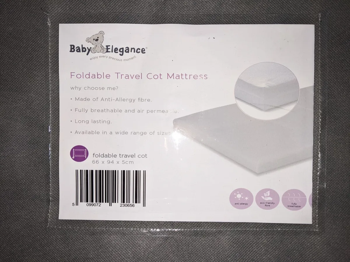 Travel Cot Mattress - Image 1