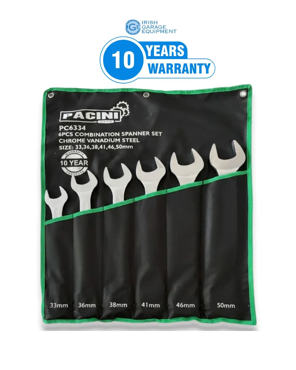 6PCS Combination Spanner/Wrench 33 - 50mm Set - Image 1