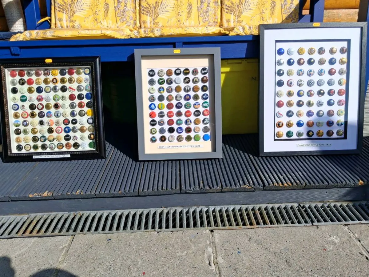 Framed collections of Bottle Tops - Image 2