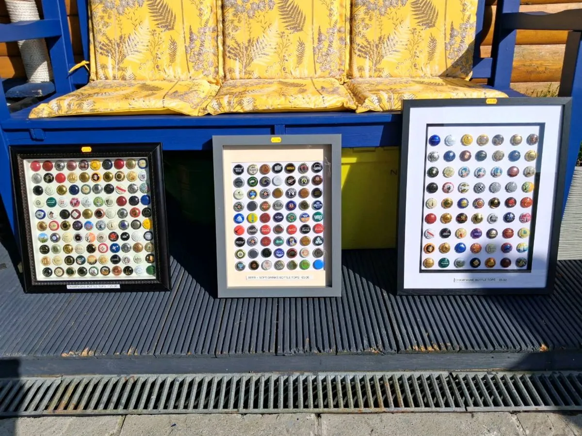 Framed collections of Bottle Tops - Image 3
