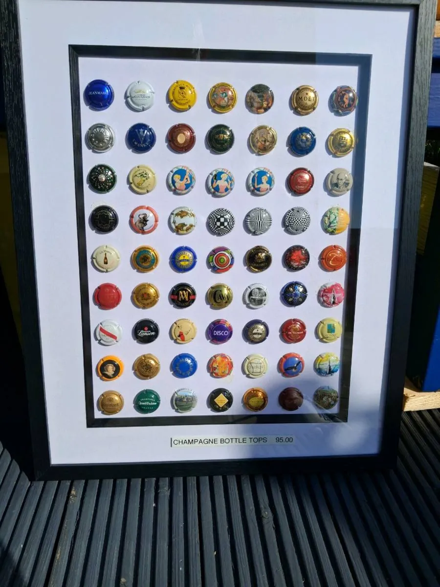 Framed collections of Bottle Tops - Image 4