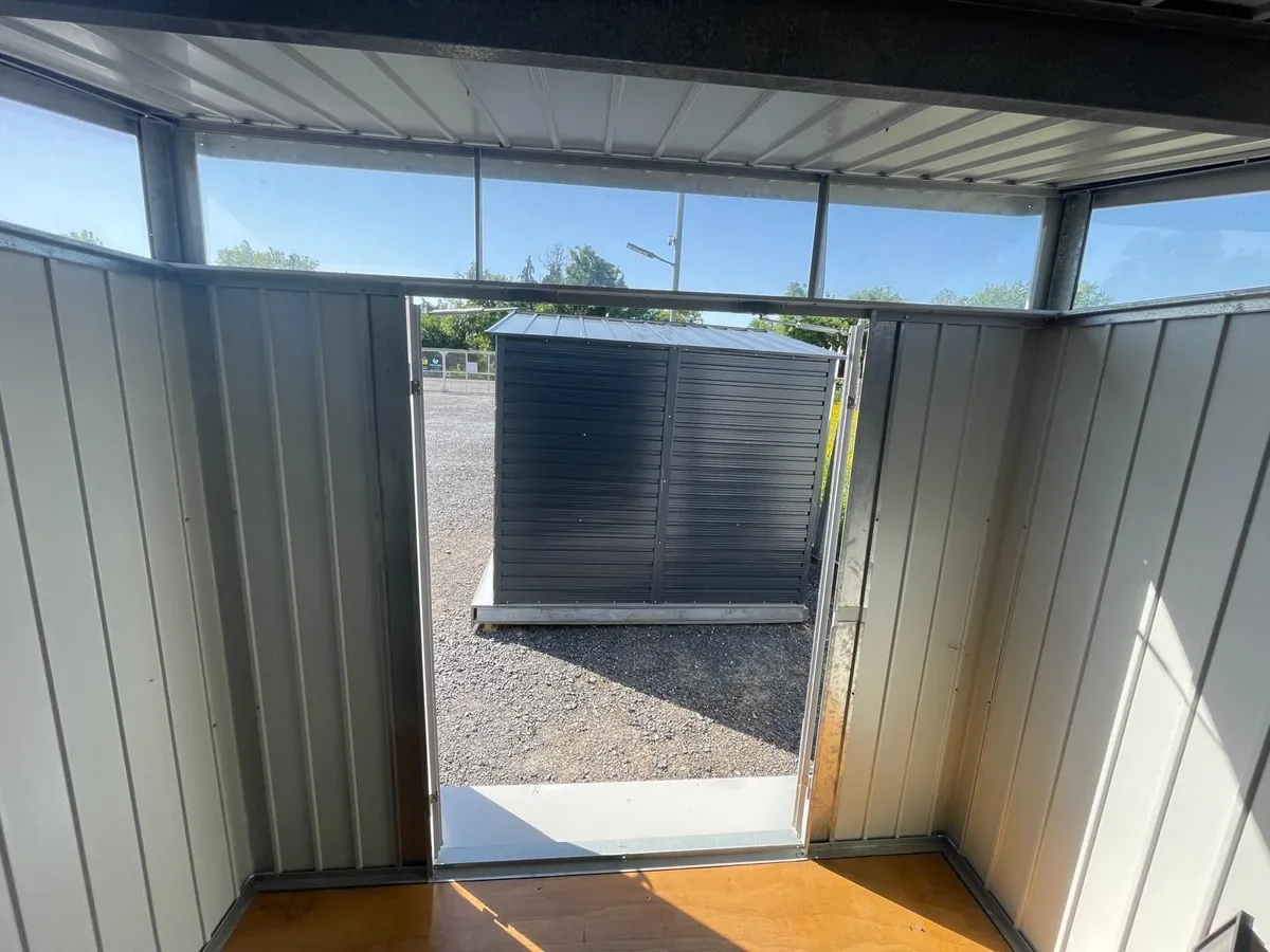 🏡 8x6 Palladium Steel Garden Shed – Modern Style - Image 3