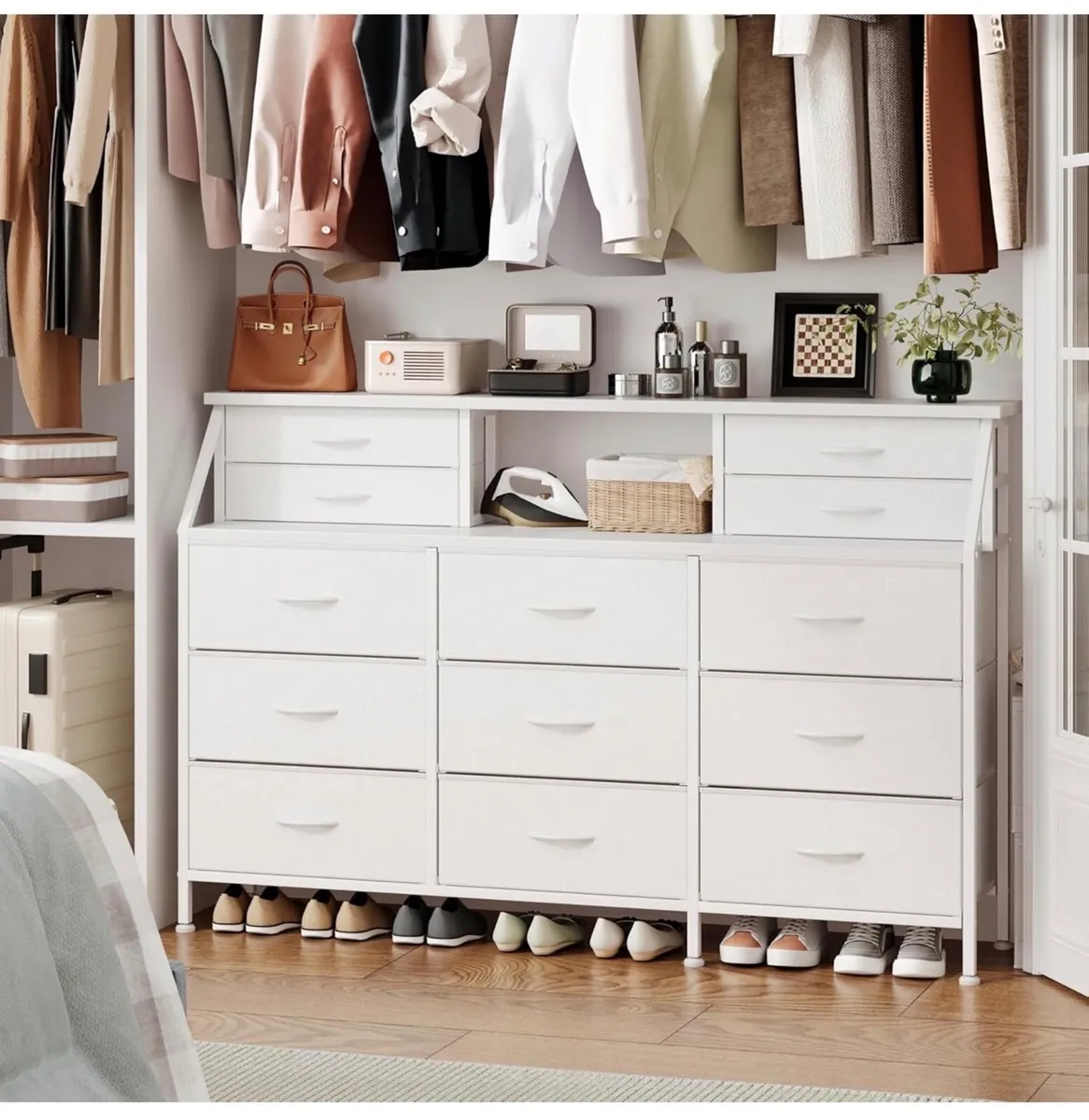 Dresser for Bedroom with 13 Drawers, 55” Wide Ches - Image 2