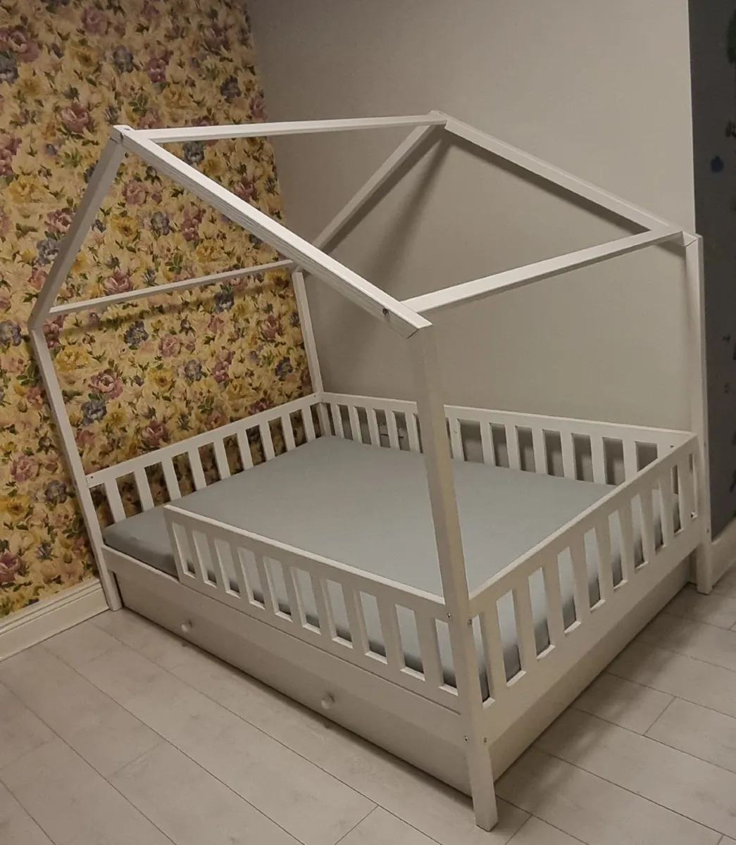 Kids Children Toddler Single Double Bed House - Image 2