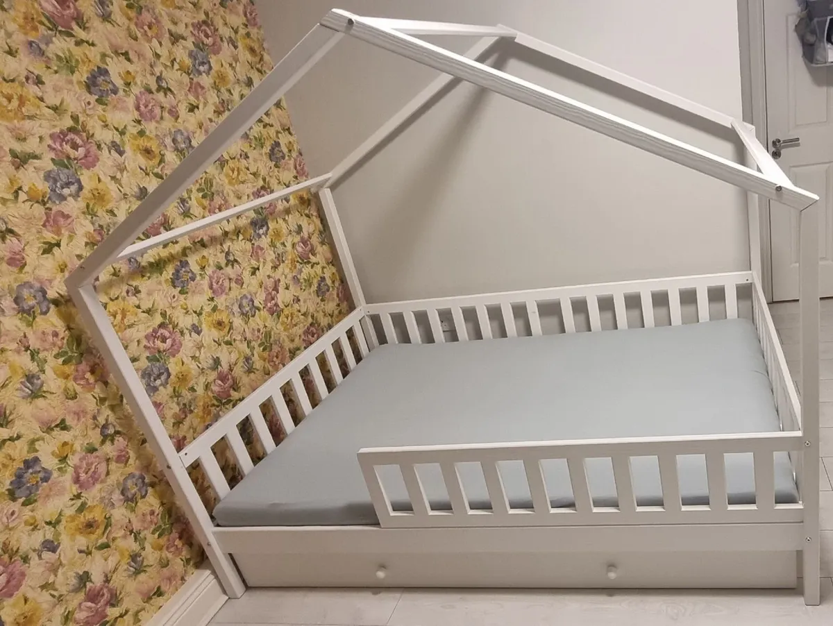 Kids Children Toddler Single Double Bed House - Image 3