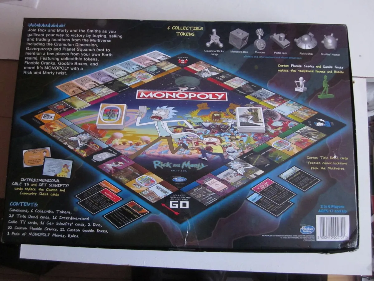 Monopoly Rick and Morty Board Game - Image 2