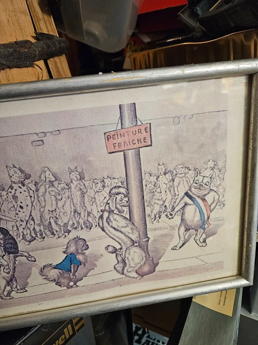 Vintage Boris O'Klien Dogs Picture - Image 2