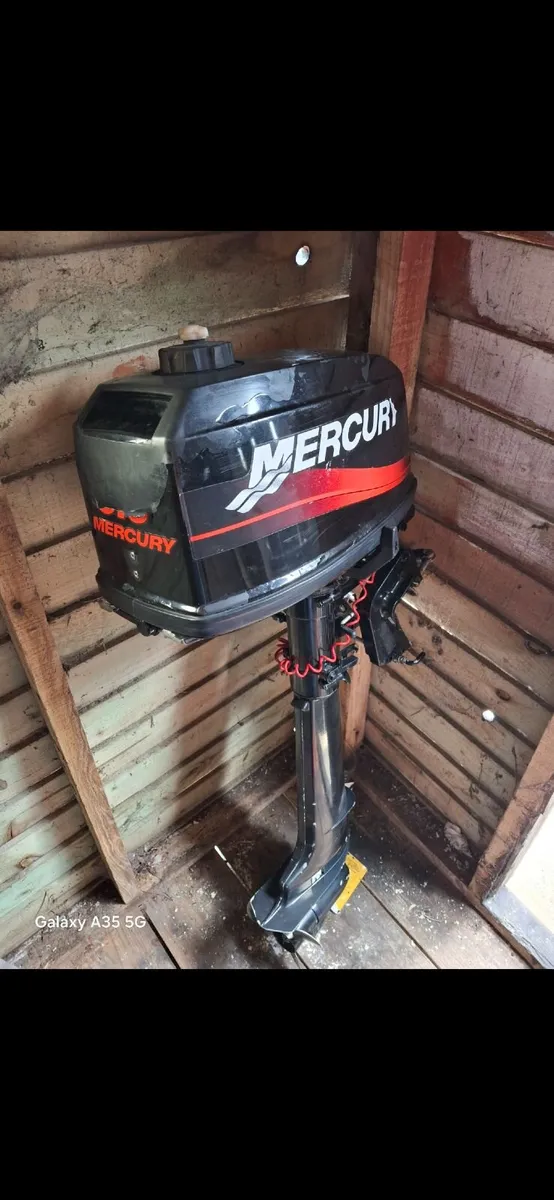 Mercury 5hp outboard long shaft - Image 2