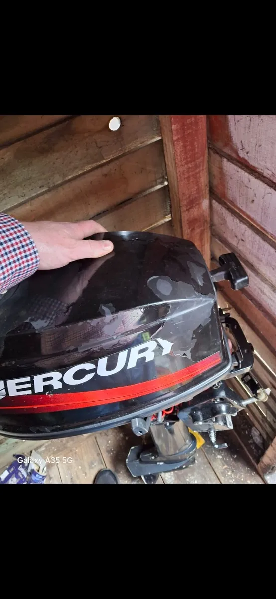 Mercury 5hp outboard long shaft - Image 1