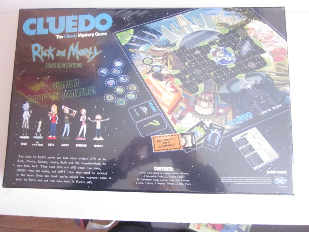 New Cluedo Rick and Morty Mystery Board Game - Image 3