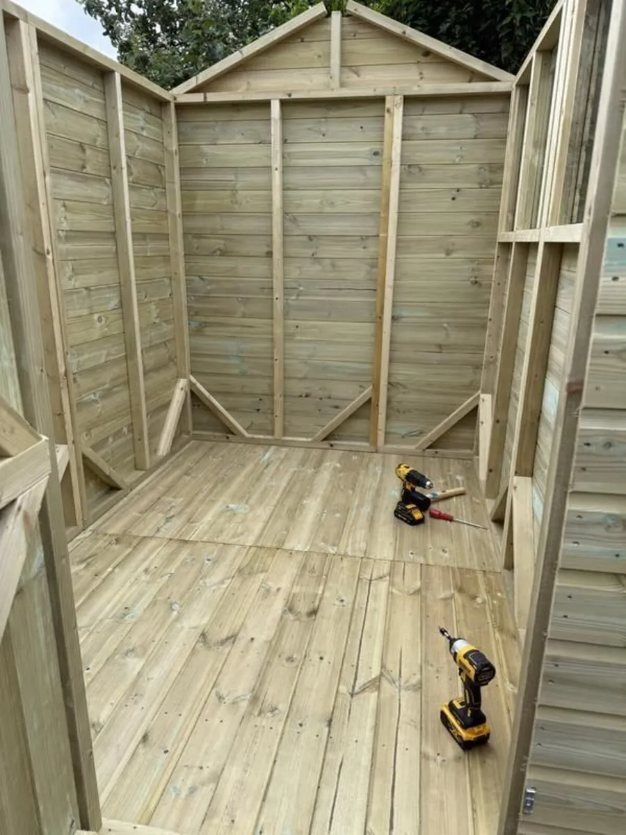 🌟 8x6 Premium Apex Garden Sheds Pressure Treated - Image 4