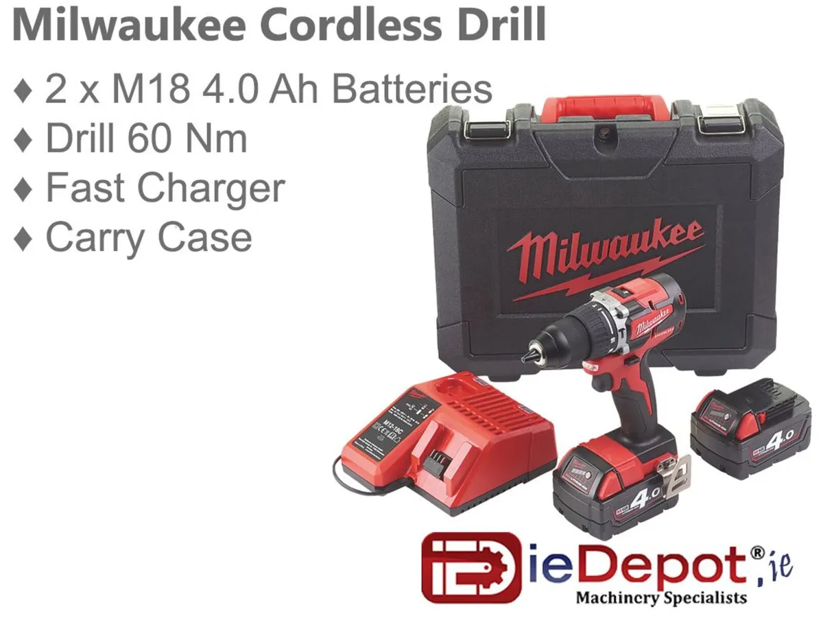 Milwaukee Cordless Drill Kit