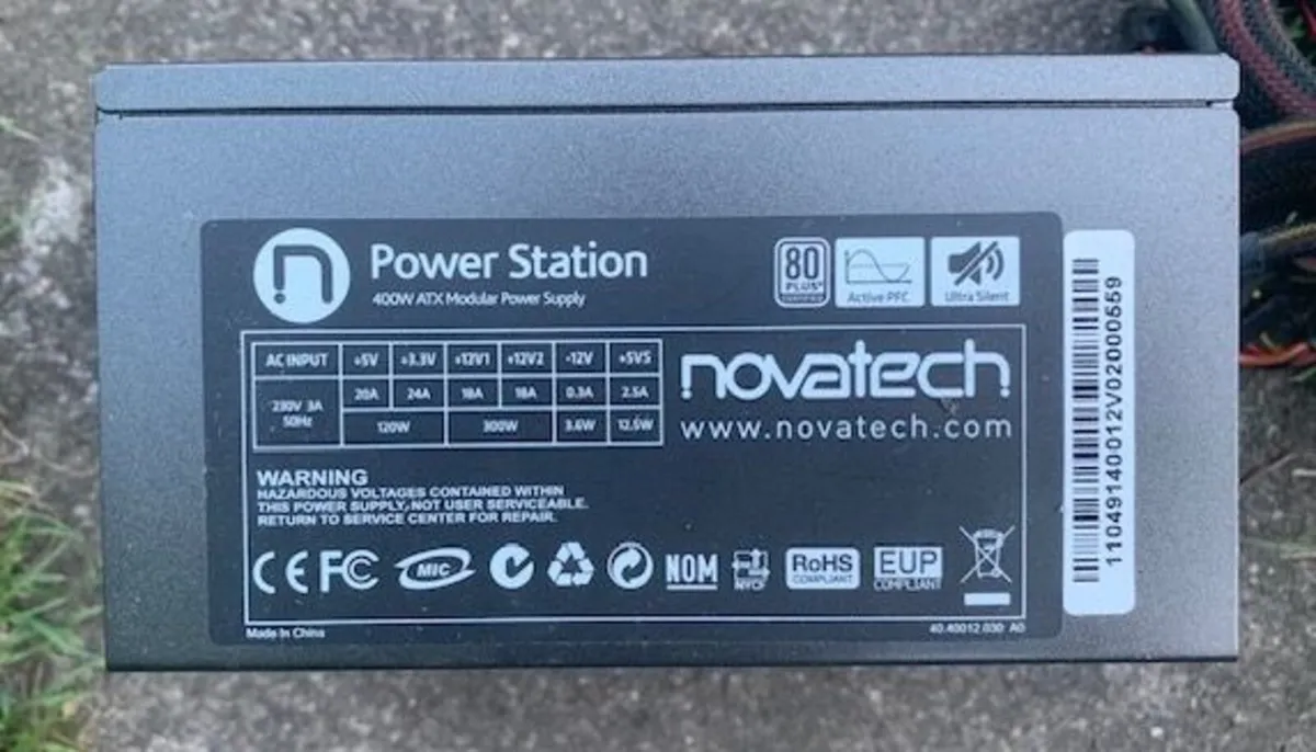 Novatech power unit 400 watt PC - Image 2