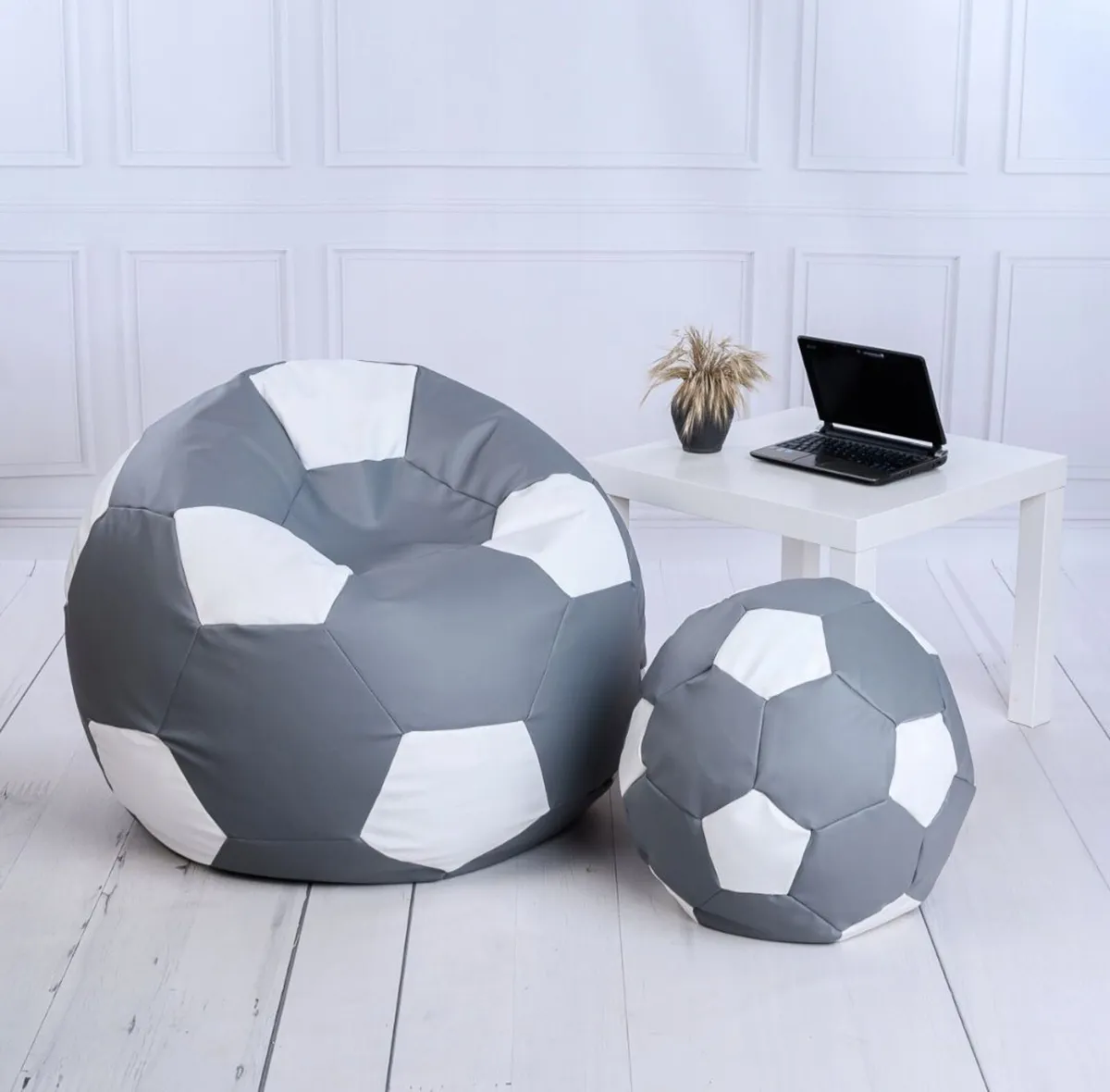 Bean Bag Poufee Football Chair Cushion Seat Sofa - Image 3