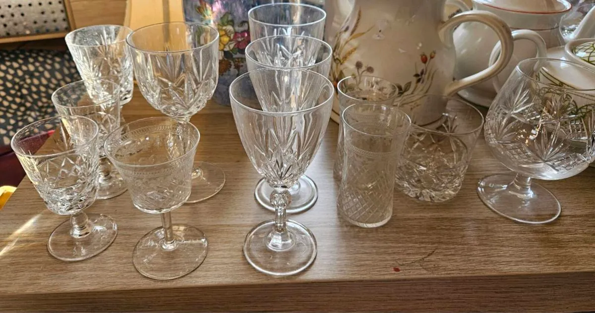 Mix of Vintage Glasses - Image 1