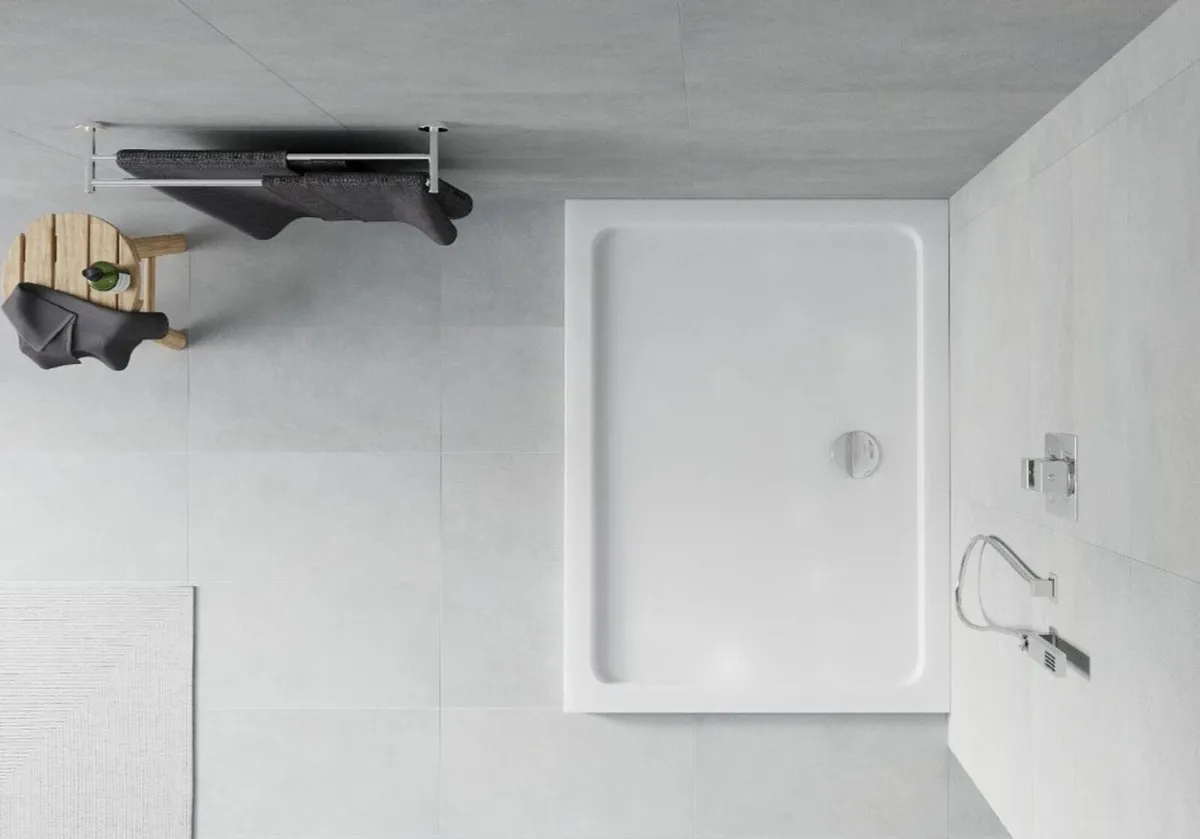 Bathroom Shower Tray 100x80cm - Image 3