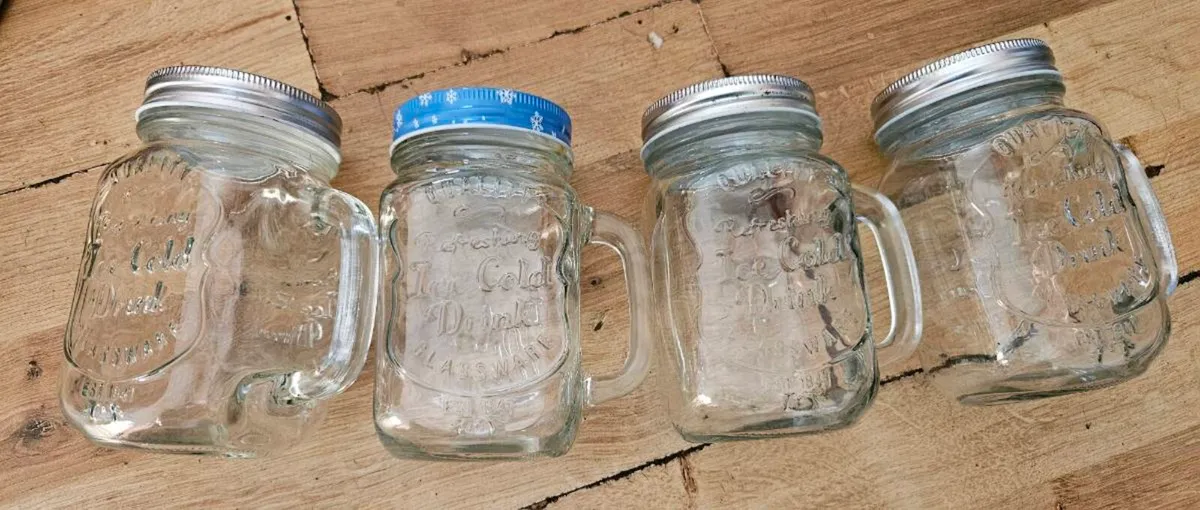 4 Fun Drinks Jars - Image 1