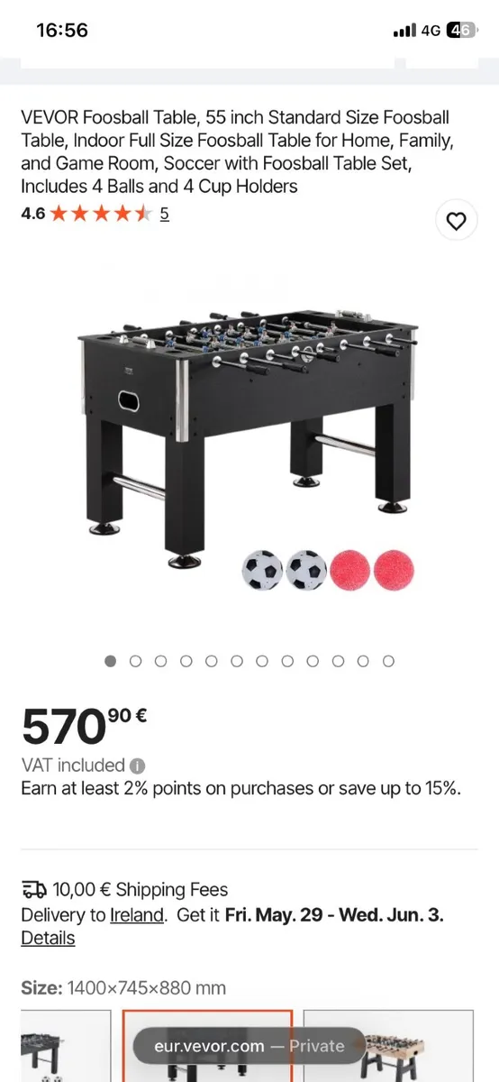Football table - Image 4
