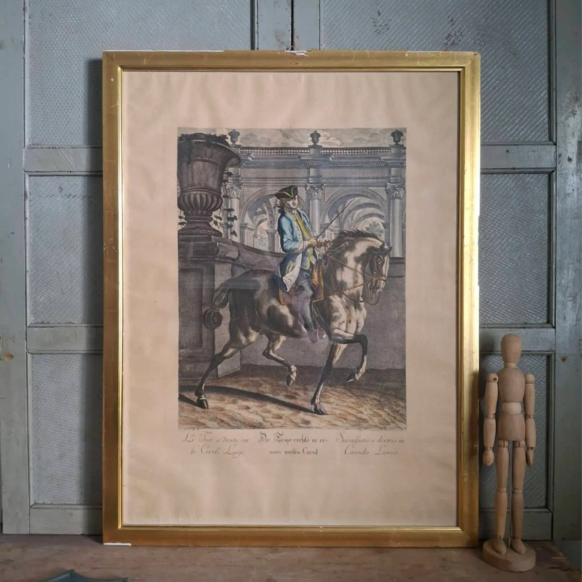 J.E. Ridinger Copperplate Engraving - Image 1