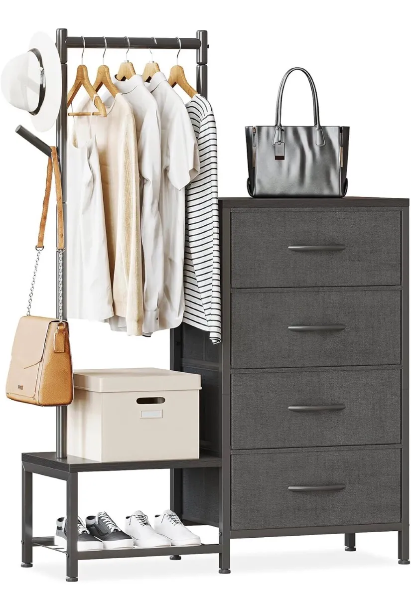 3 in 1 Chest of Drawers Bedroom, Including 4 Fabri - Image 1