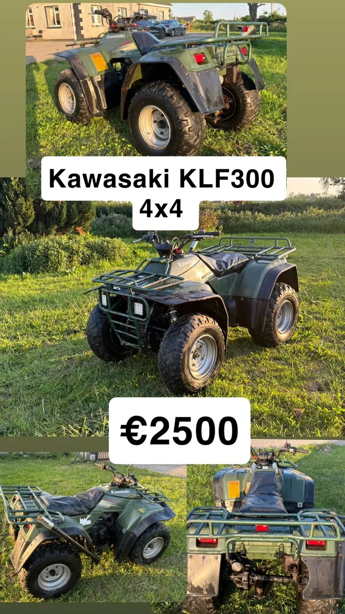 Kawasaki Farm Quads KLF300 & KVF300 - Image 1