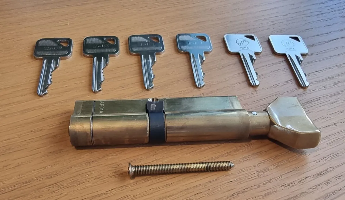 Door Lock Cylinder Thumb Lock - Image 1