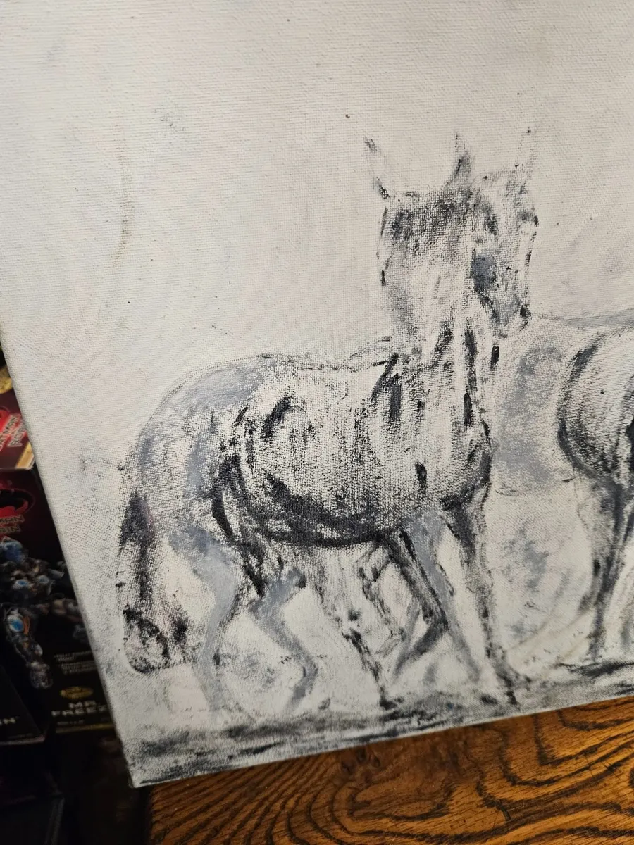 Picture Drawing Painting Horses - Image 2