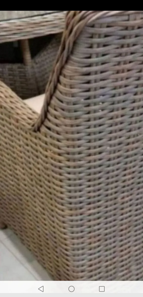 Brand New Basket Rattan Bistro Set - Image 2