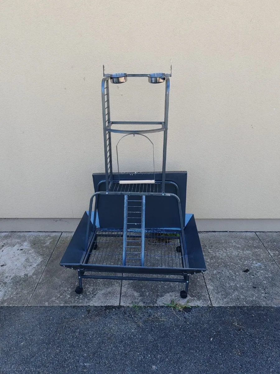 Parrot cage and stands - Image 2