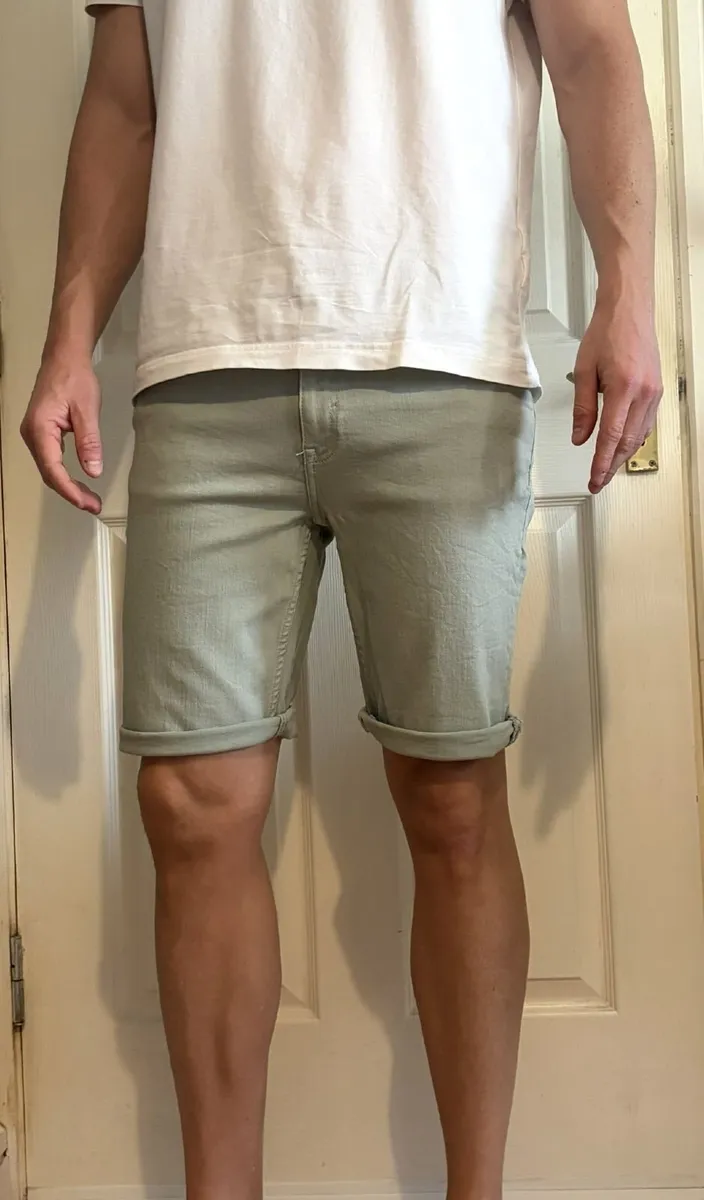 Light Green Short from Mango - Image 1