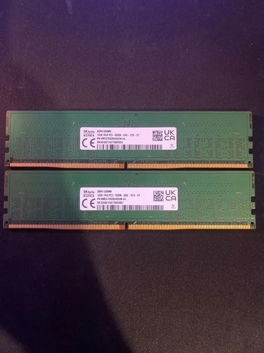 RAM 32GB (2x16GB) DDR5 5600MHz SK hynix RAM - Image 1