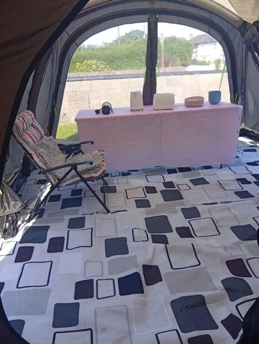 Khyam air Tek pro 5 + trailer - Image 1