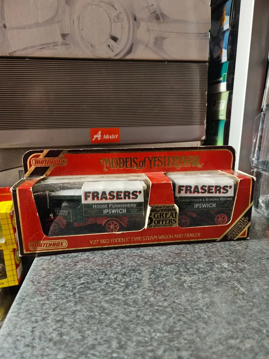 Matchbox Yesteryear Steam Truck and Trailer
