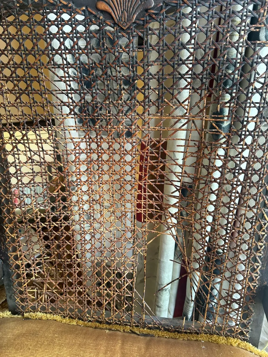 Antique Vintage Bergère Armchair – Restoration/Upc - Image 4