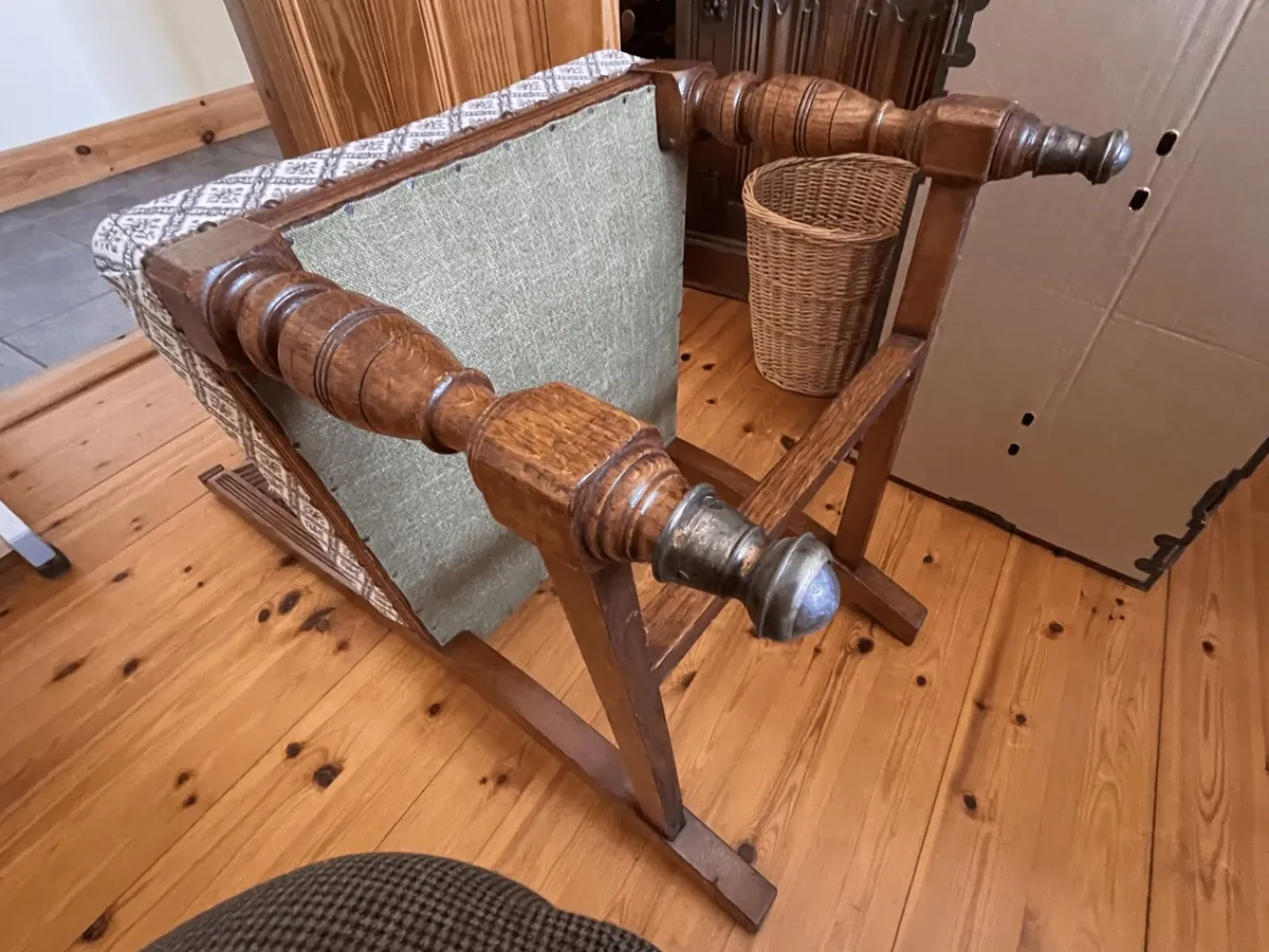 Two Edwardian Dining Chairs - Image 3